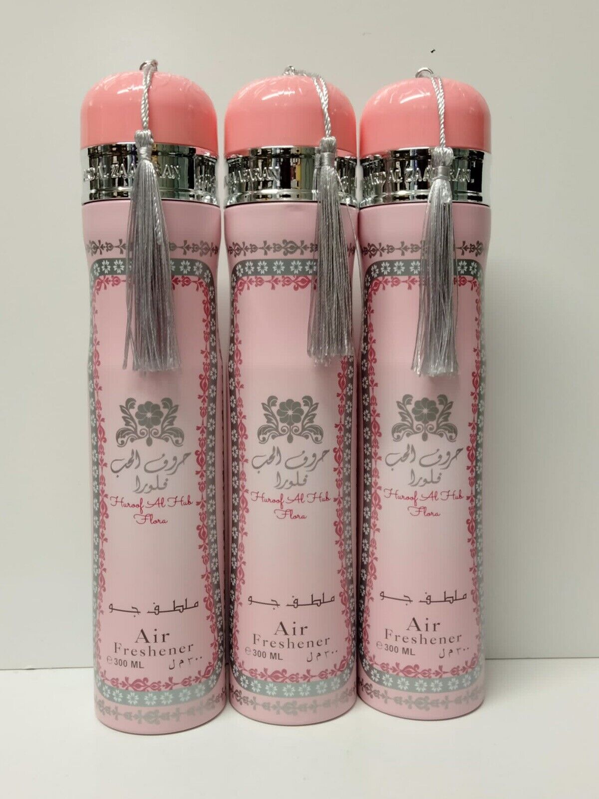 Huroof Al Hub Flora Air Freshener 300ml EDP by Ard Al Zaafaran - Elegant Oriental Fragrance in Stylish Bottle