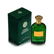 Load image into Gallery viewer, Green Sapphire Perfume 100ml EDP by Fragrance World - Oriental Woody Unisex Fragrance