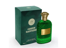 Load image into Gallery viewer, Green Sapphire Perfume 100ml EDP by Fragrance World - Oriental Woody Unisex Fragrance