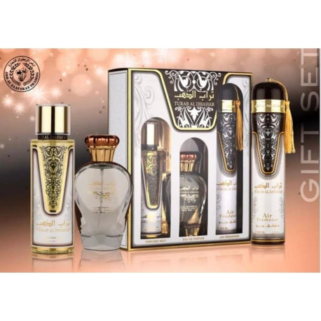 Turab Al Dhahab 3 Piece Gift Set Collection Ard Al Zaafaran