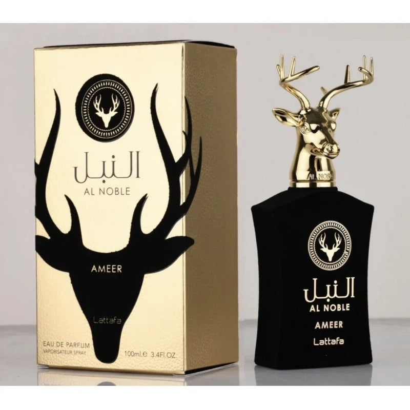 Ameer 100ml EDP Al Noble Series Lattafa Woody Oudh Aromatic Warm Spicy Earth