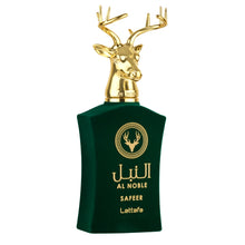 Load image into Gallery viewer, Safeer 100ml EDP Al Noble Series Lattafa Aromatic Spicy Amber Earthy Herbs Woods